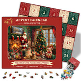 Christmas House Advent Calendar Jigsaw Puzzle 1000 Pieces